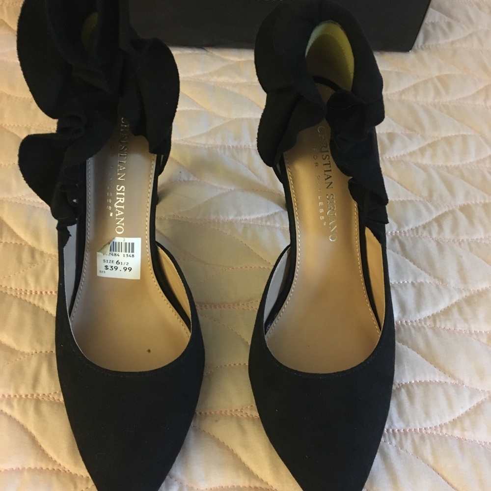 Christian Seriano Maria Faux Suede Stiletto Pumps